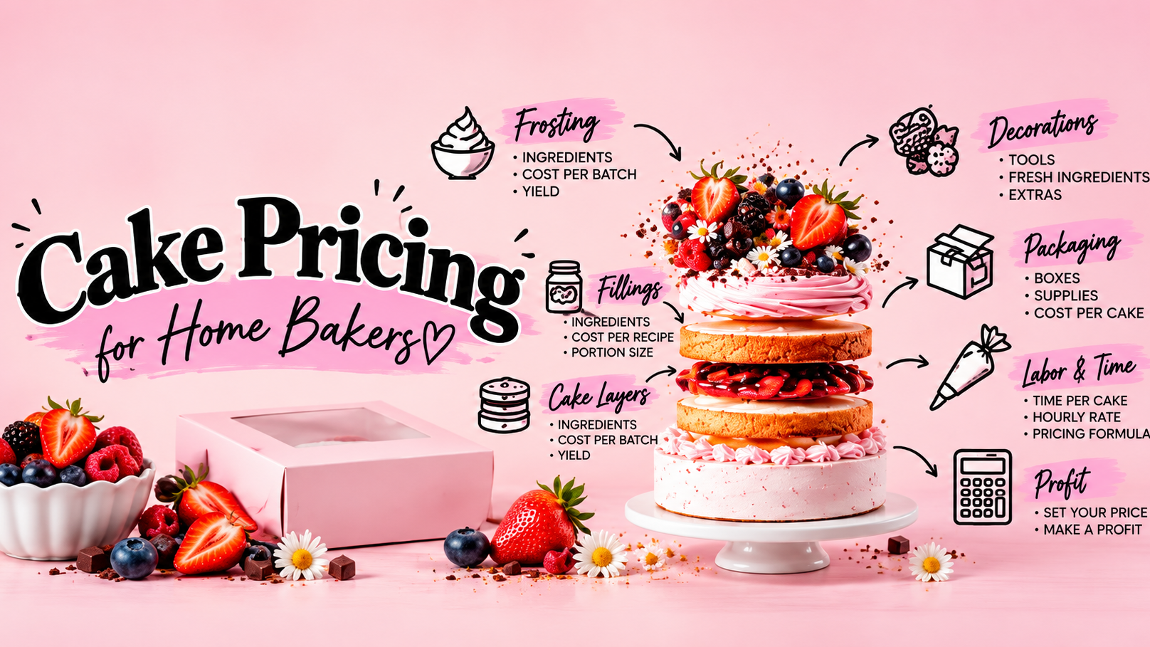 Cake Pricing for Home Bakers