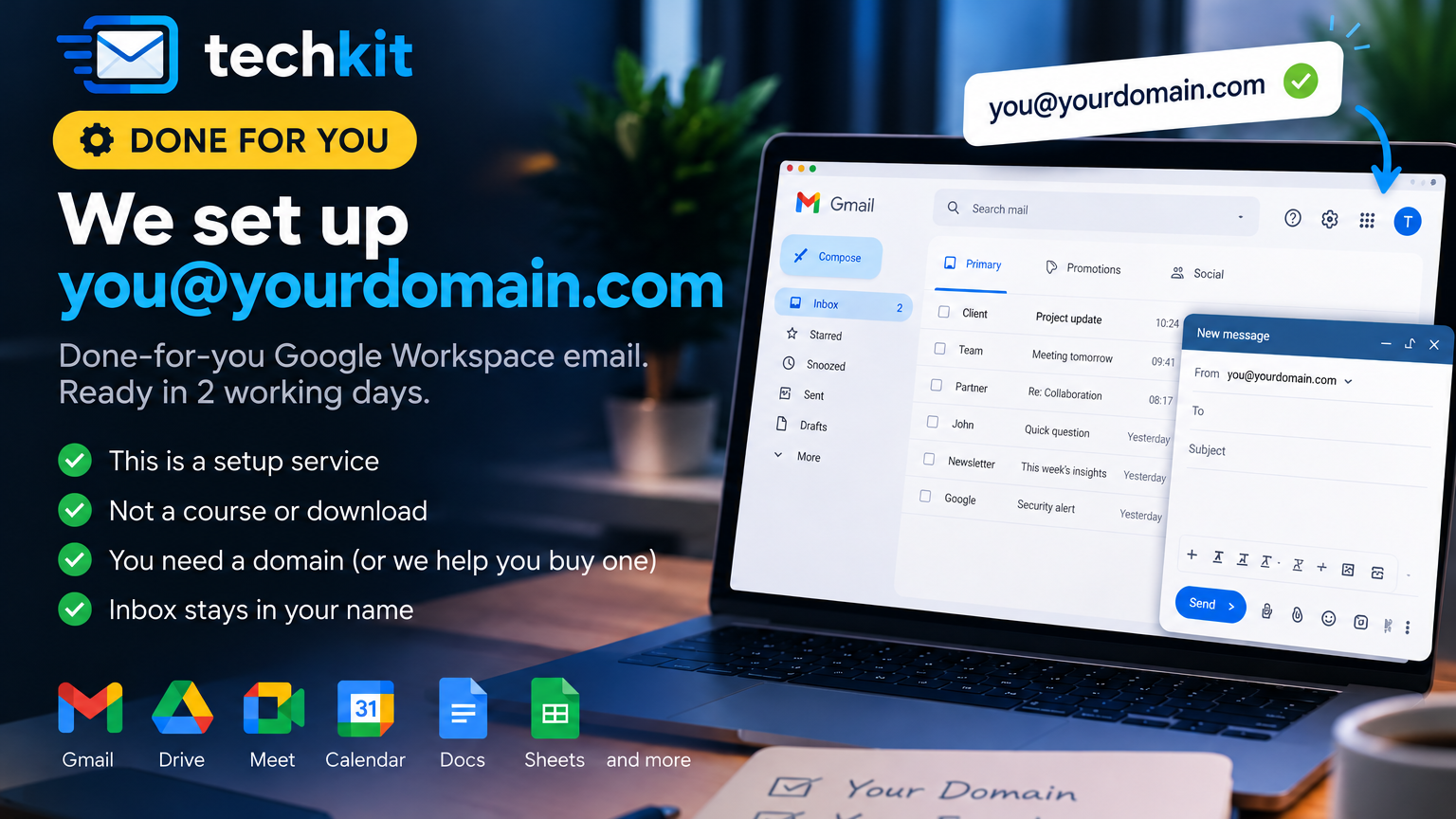 Done-For-You Email Setup