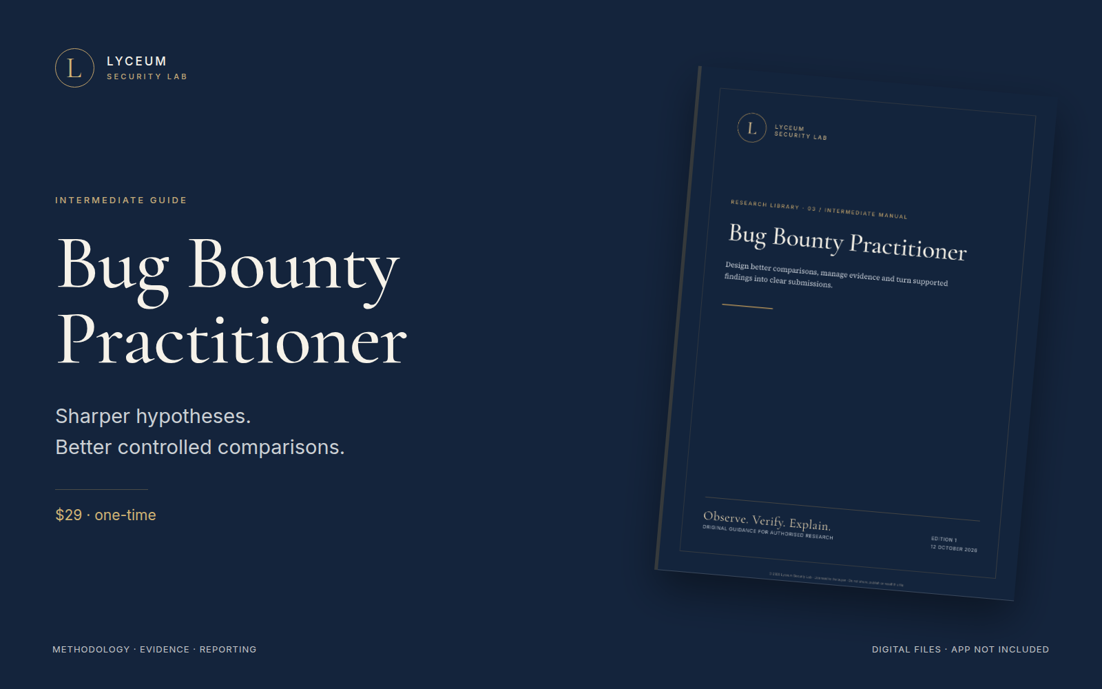 Bug Bounty Methodology: Lyceum Practitioner