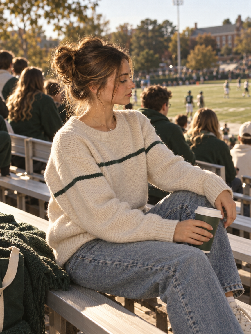 Game Day Stripe Knit