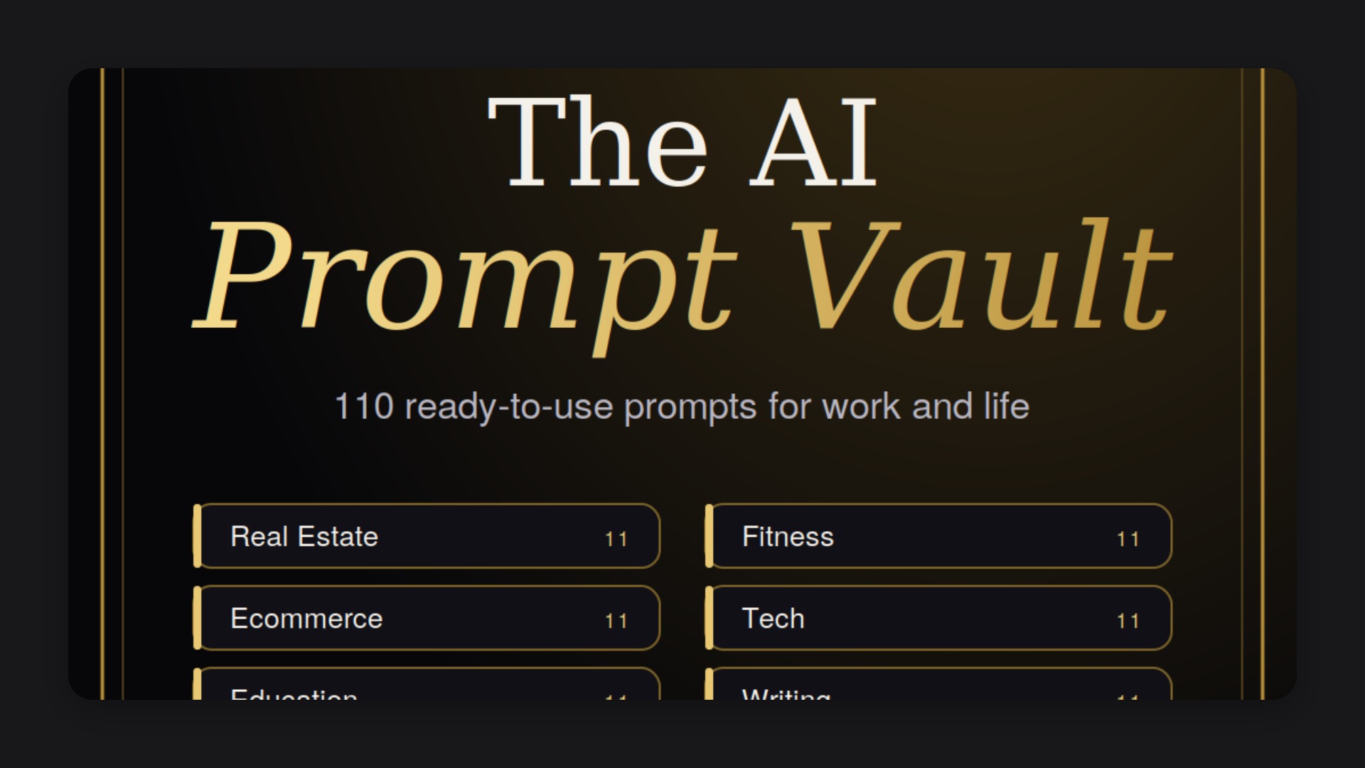 AI Prompt Vault