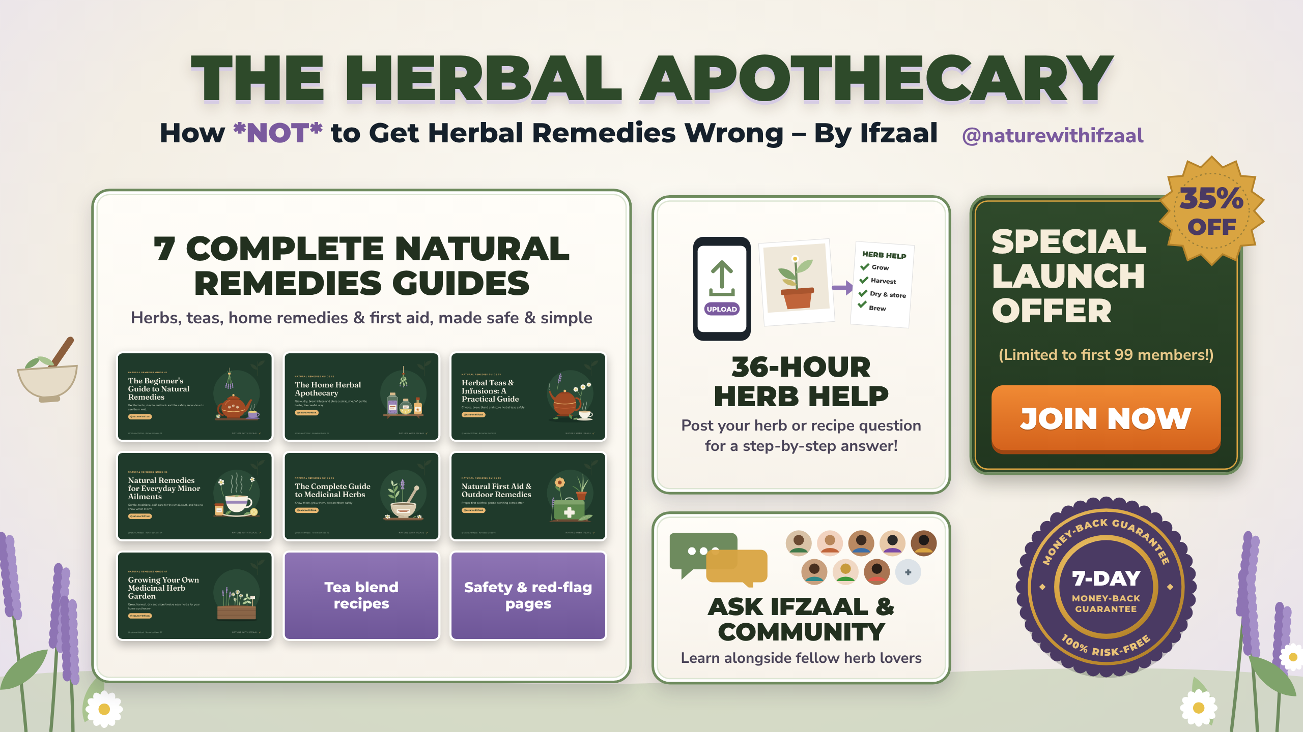 Your complete guide to natural remedies - By Ifzaal