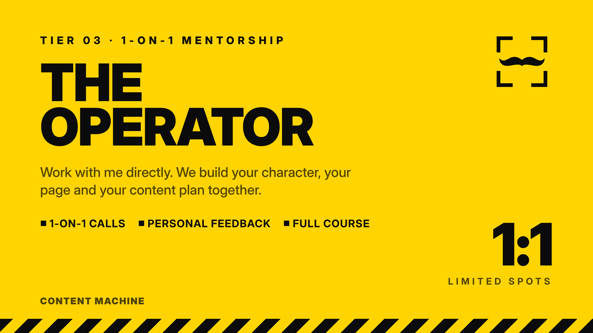 1-on-1 Mentorship
