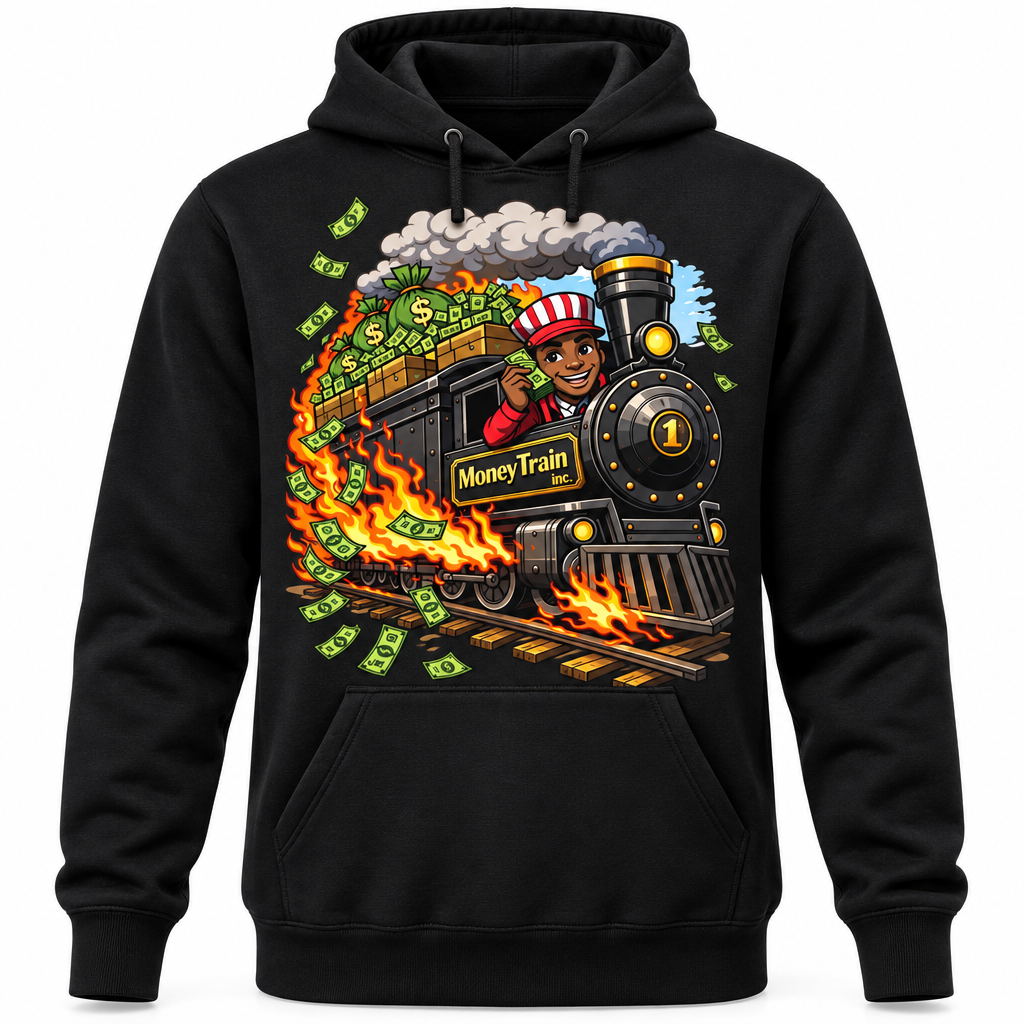 MoneyTrain Cartoon Hoodie