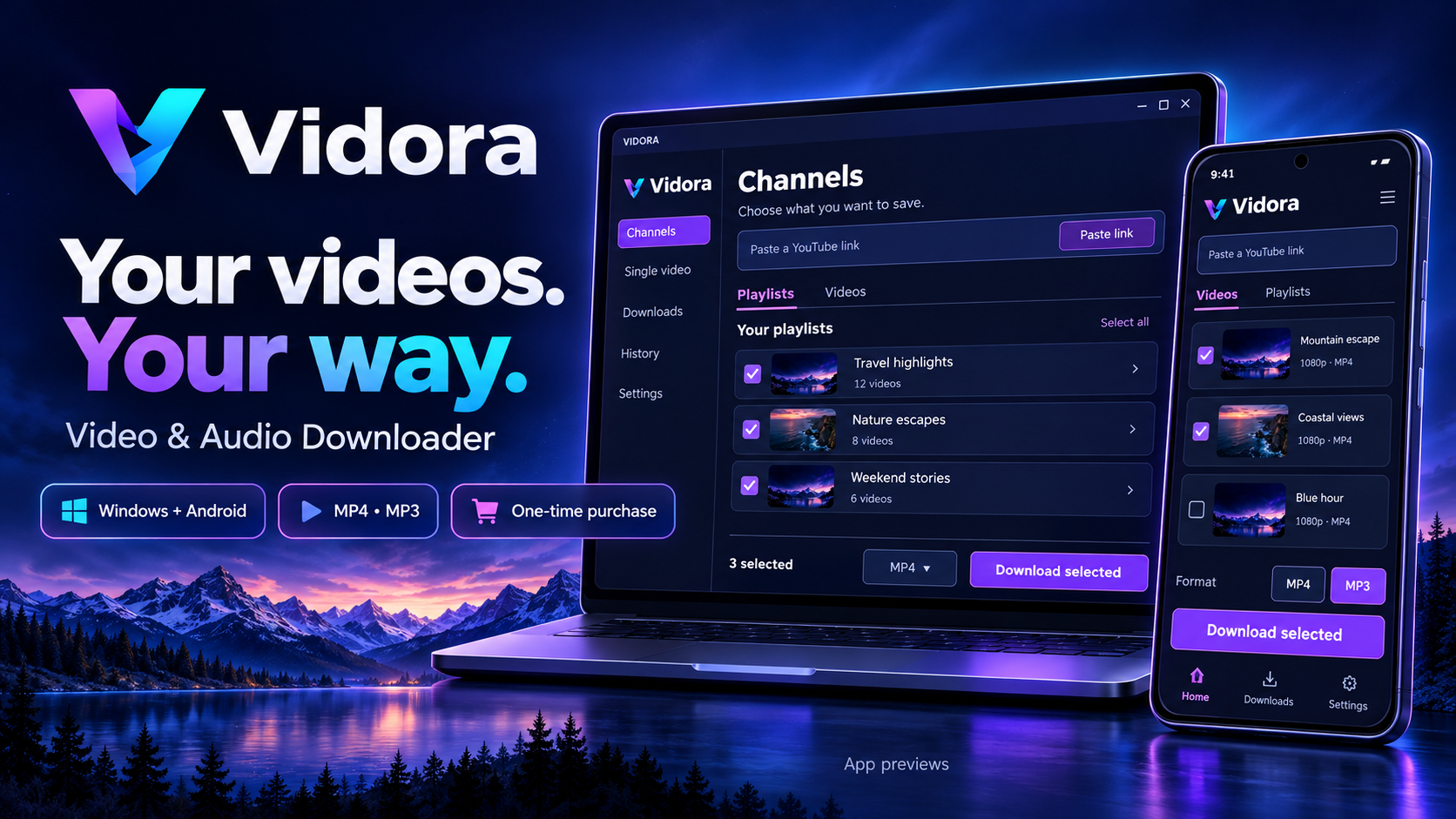 Vidora — Video & Audio Downloader