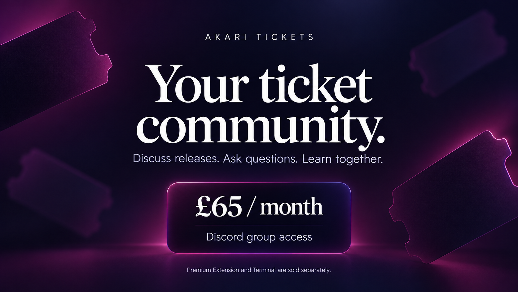 Akari Tickets