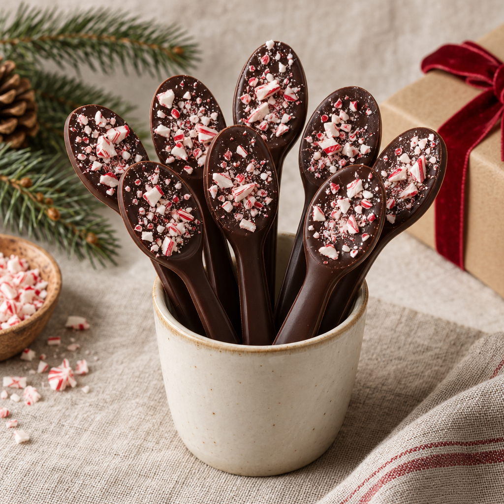 Peppermint Cocoa Stirrers