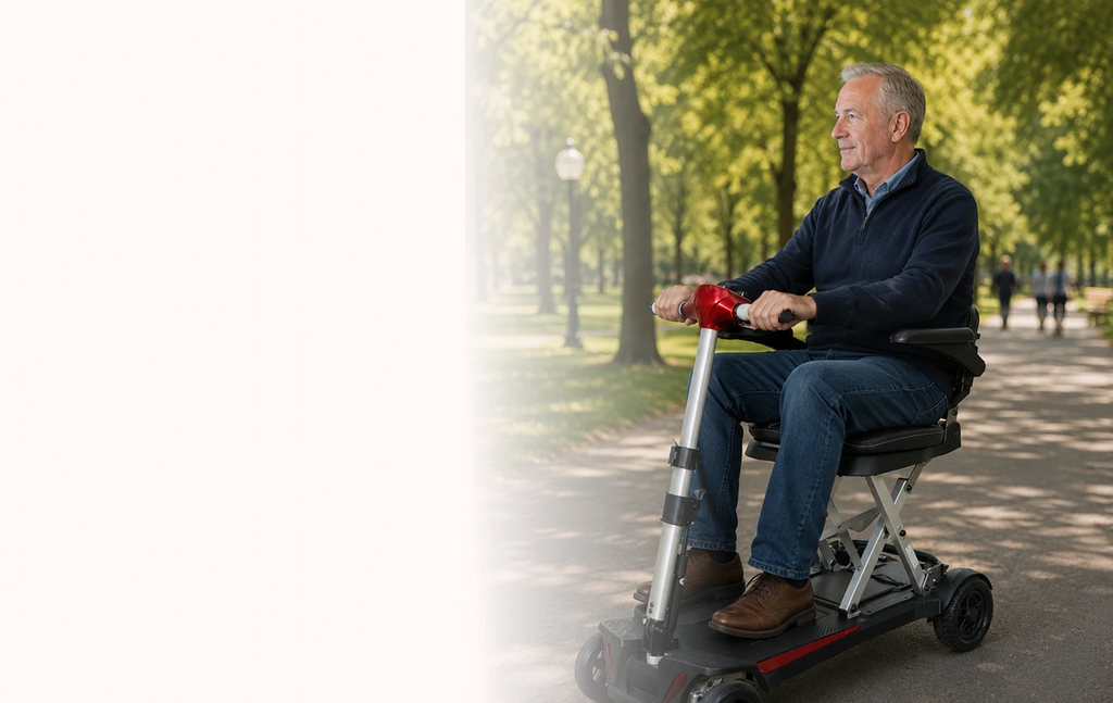 Enhance Mobility MobiFree lightweight folding mobility scooter