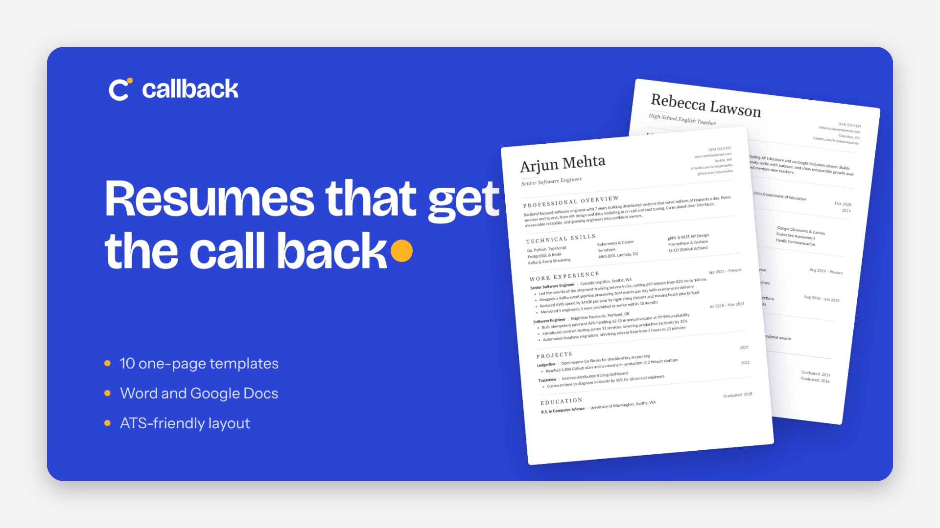 10 ATS-Friendly Resume Templates + Writing Guide