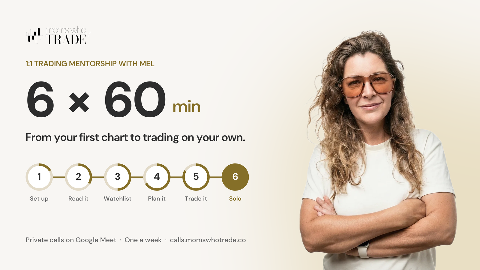 1:1 Trading Mentorship with Mel: 6 Private Calls