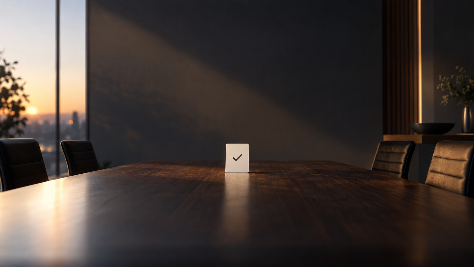Meeting Tasks Card