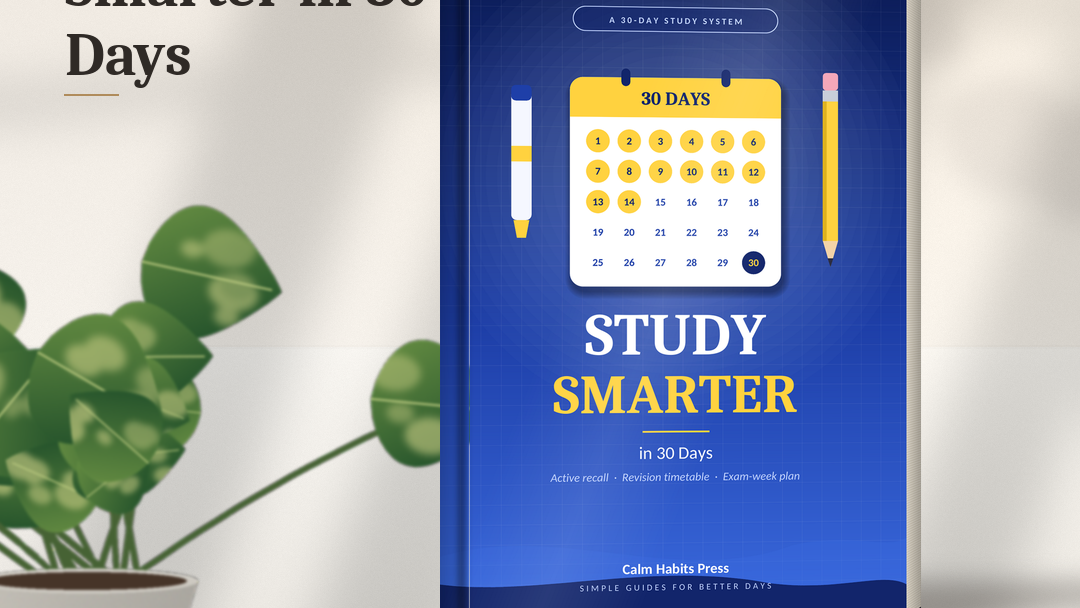 Study Smarter in 30 Days