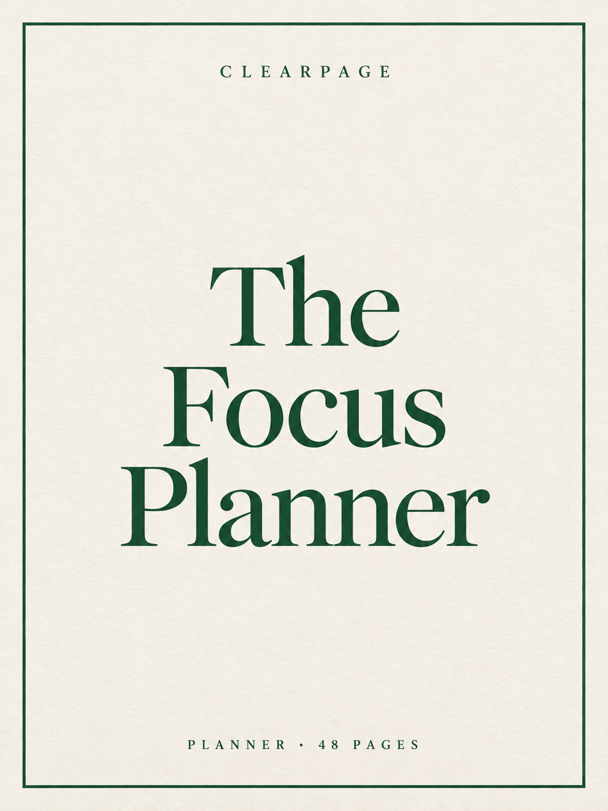 The Focus Planner