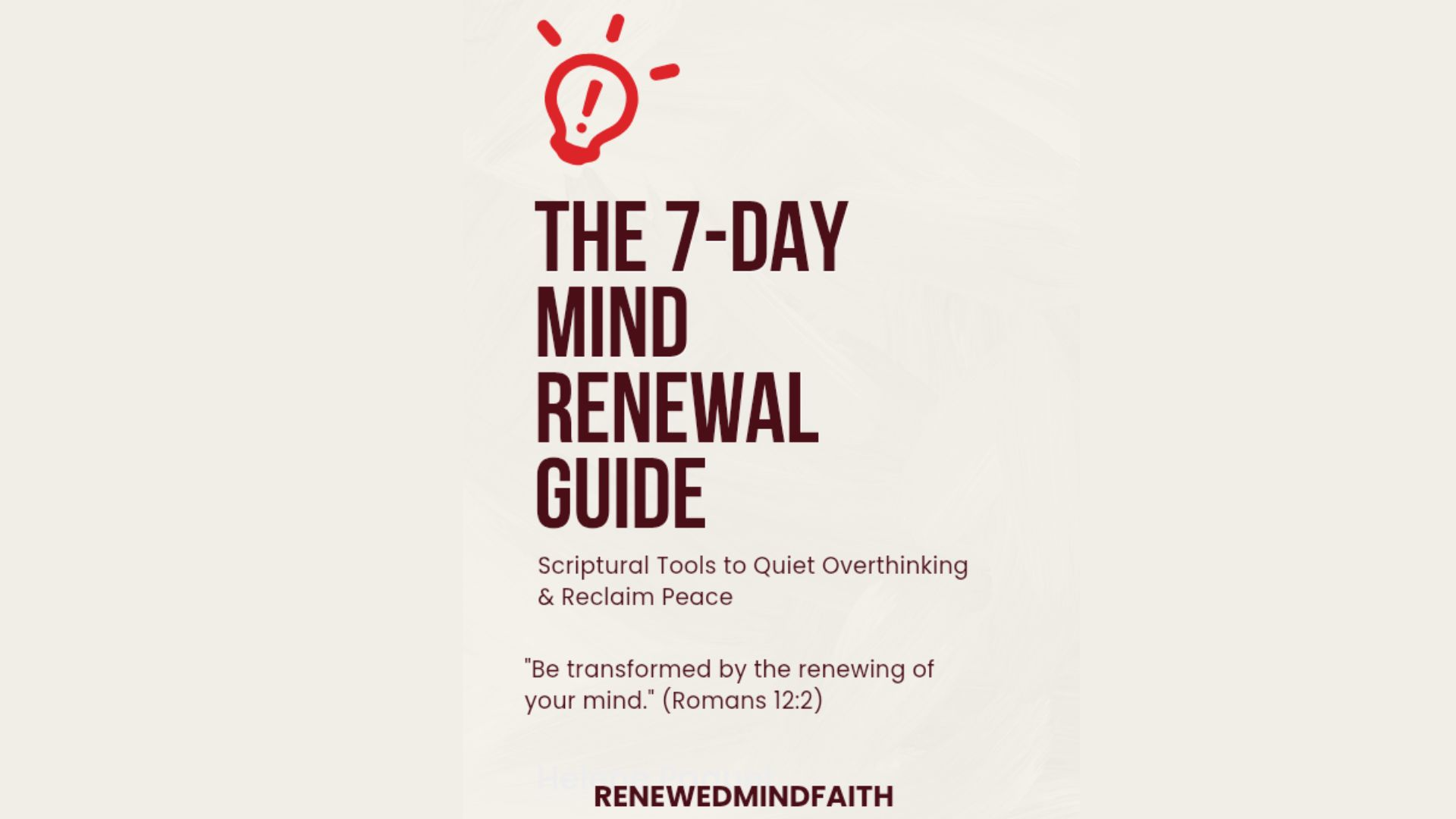 The 7-Day Mind Renewal Guide