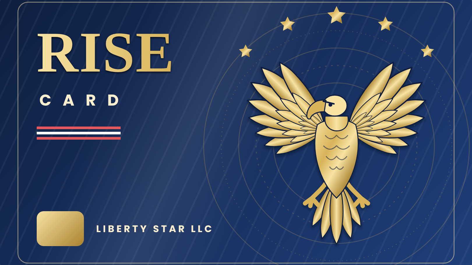 Blue Rise Card