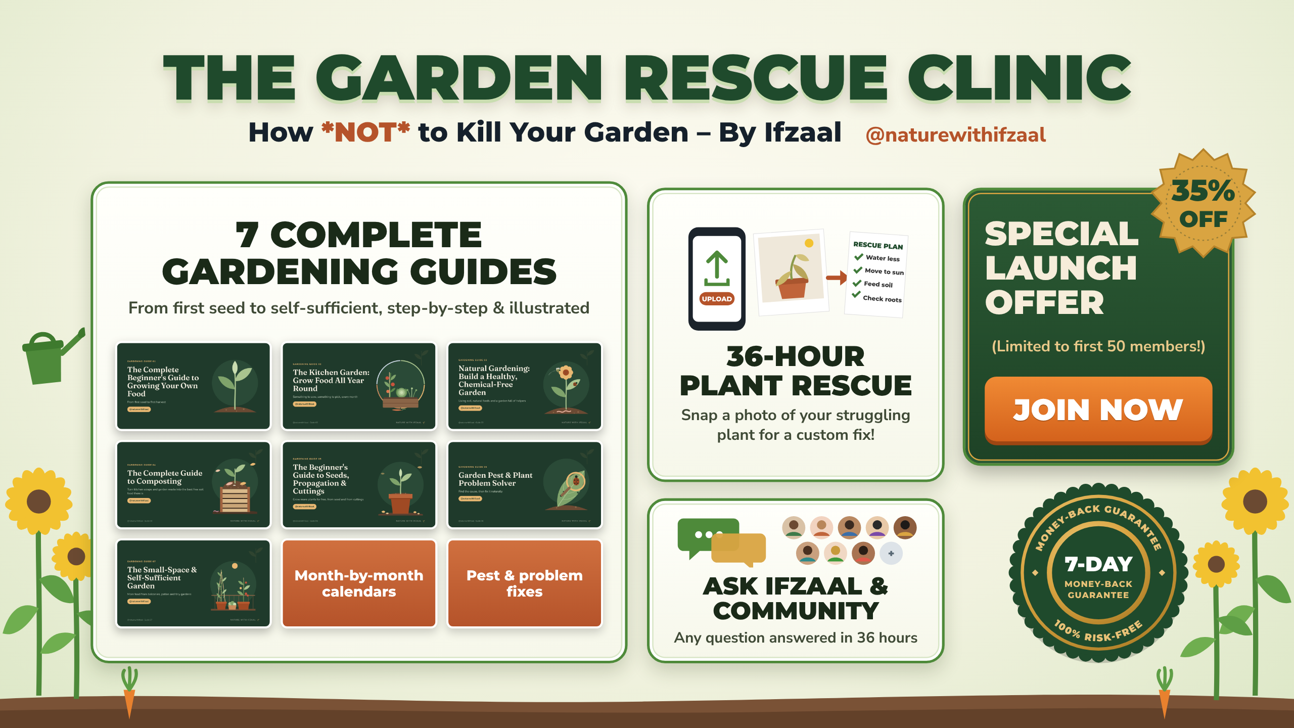 Ifzaal's Garden Rescue Clinic