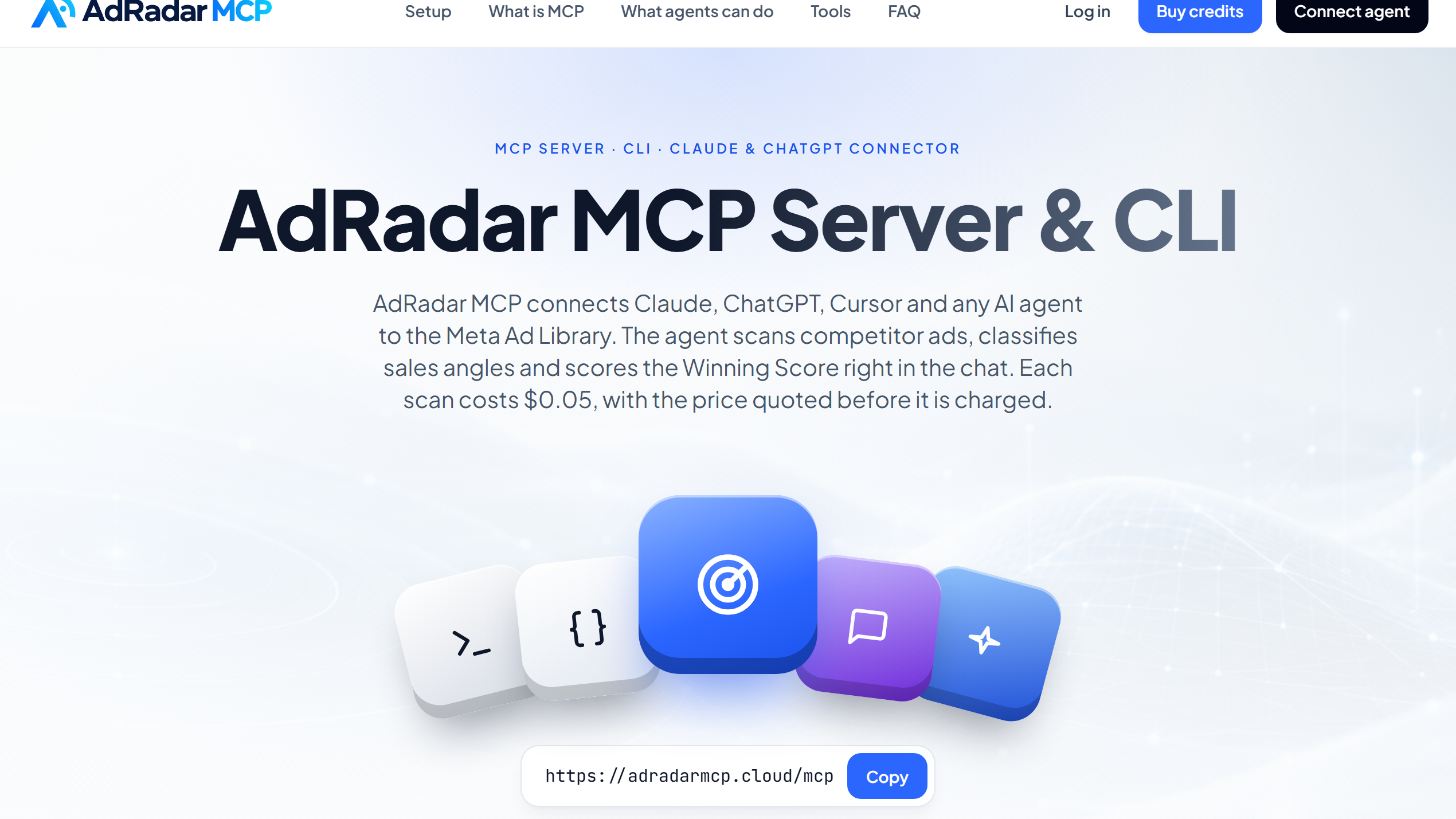 AdRadar: competitor ad intel for your AI agent
