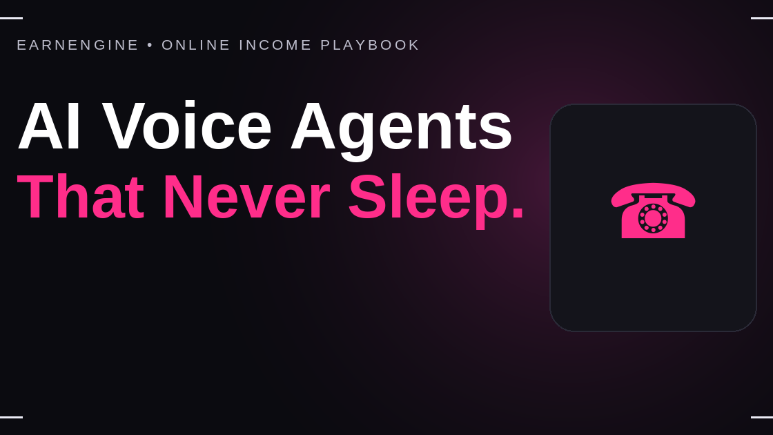 The AI Voice Agent Agency Playbook