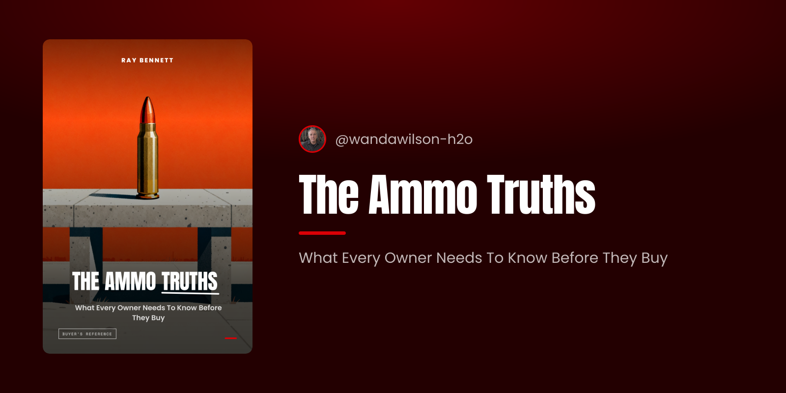 The Ammo Truths