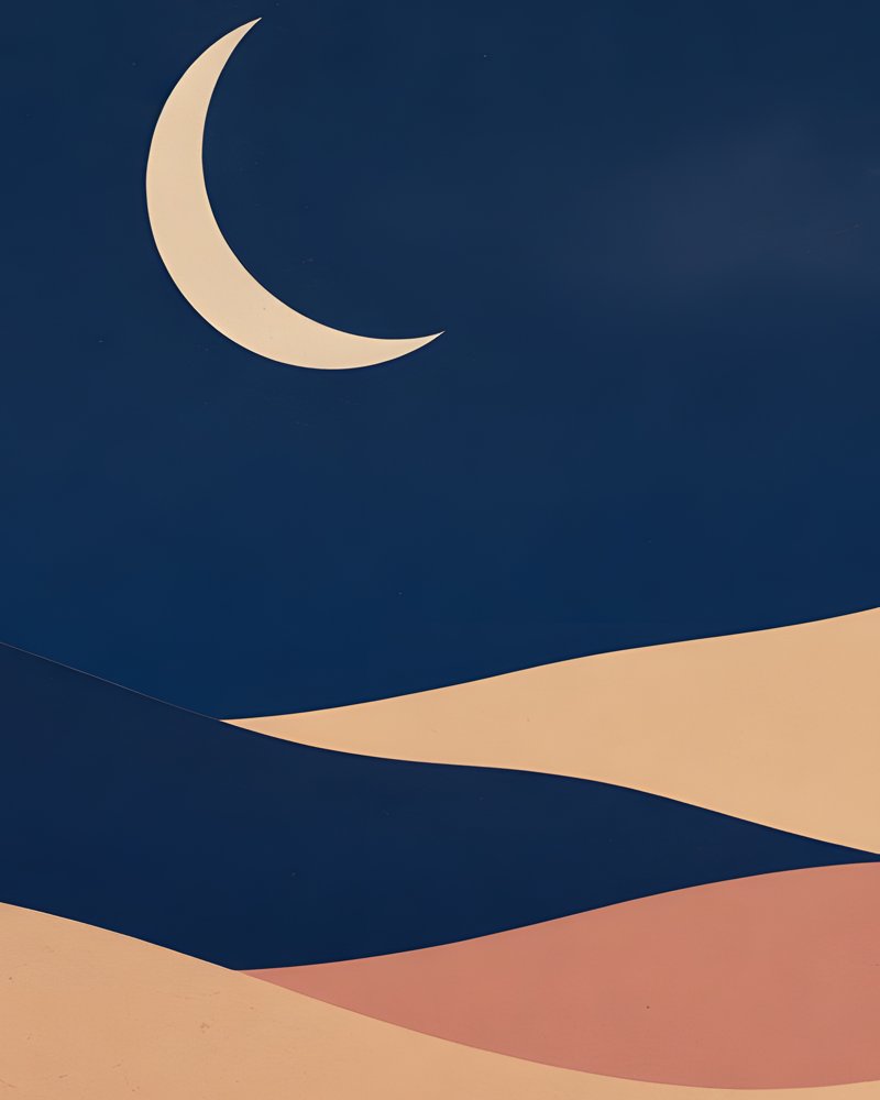 Desert Moon – Printable Poster (Digital Download)