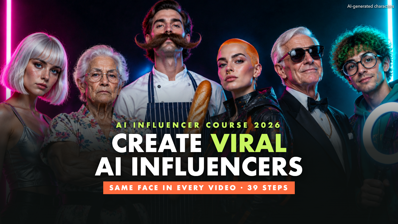 AI Influencer Course 2026: Viral AI Characters, Higgsfield & Monetization