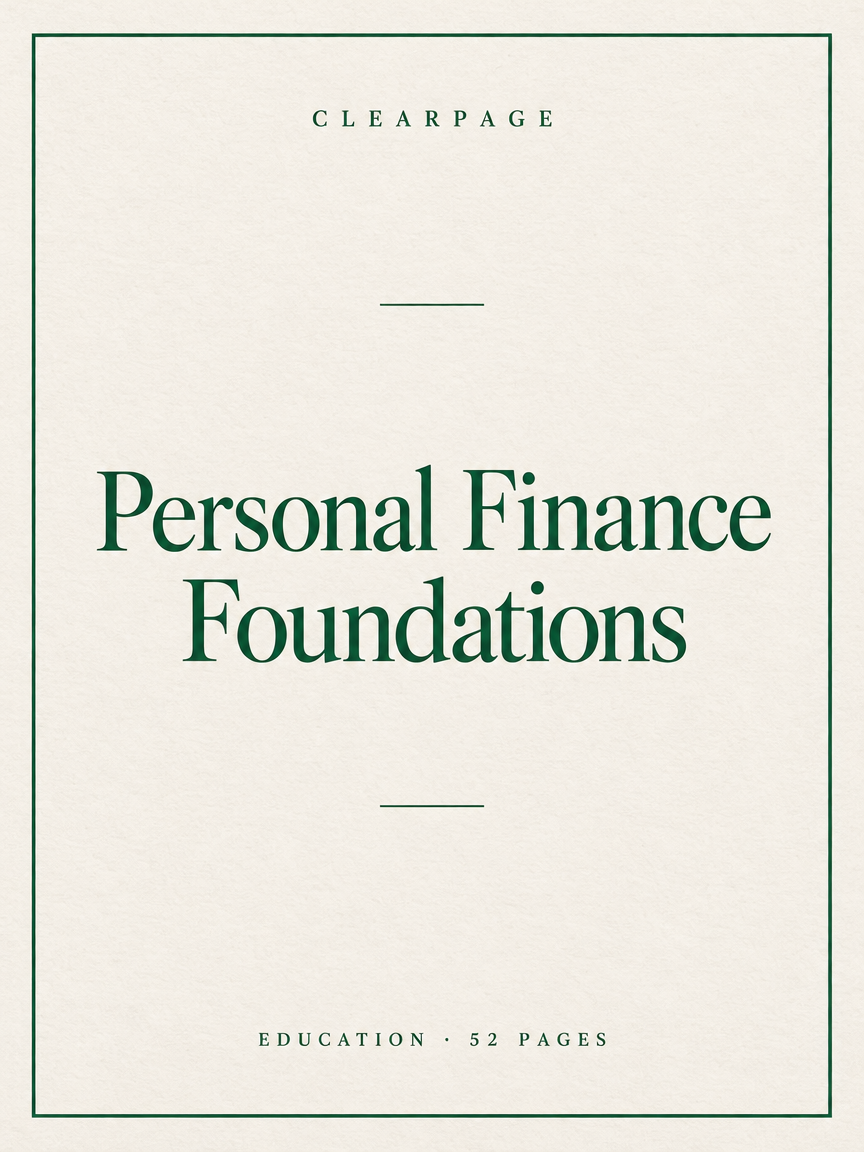 Personal Finance Foundations