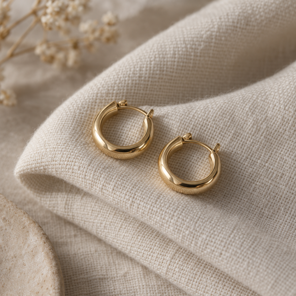 14k Gold-Fill Hoops