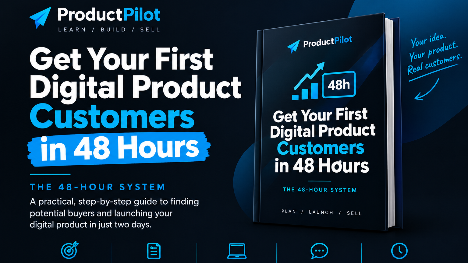 Get Your First Digital Product Customers in 48 Hours