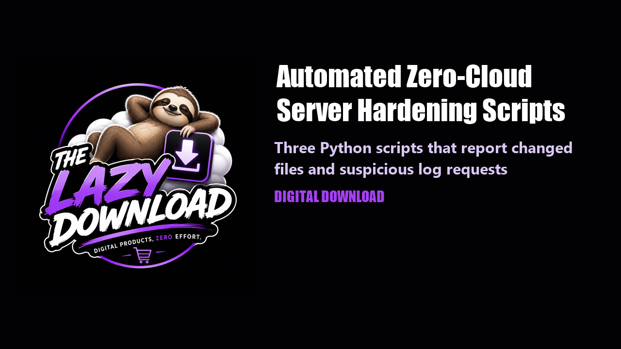 The Automated Zero-Cloud Server Hardening Scripts