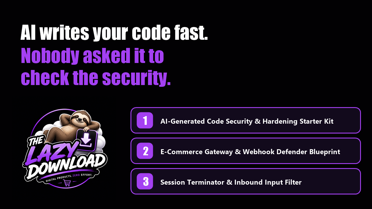 The Ship-Safe Stack: 3 Security Kits for AI-Built Apps