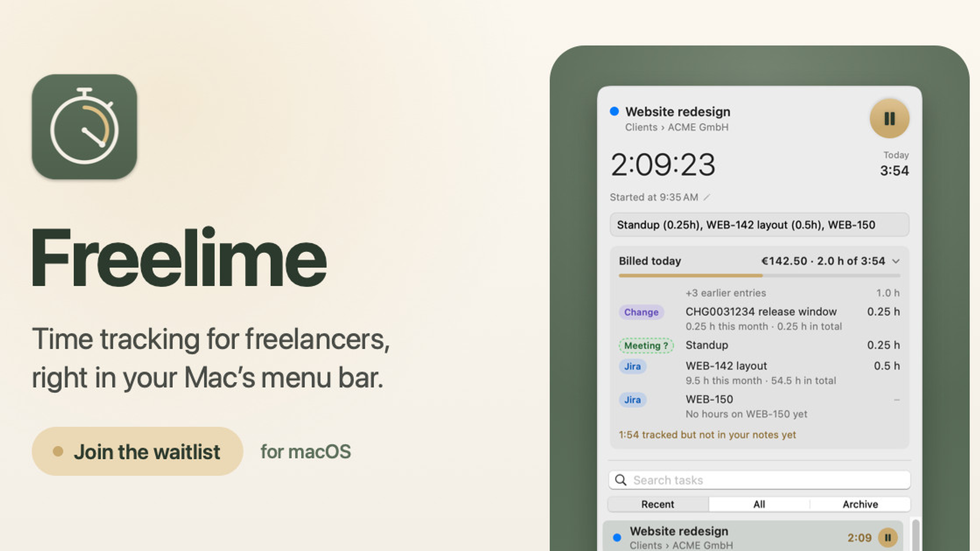 Freelime Waitlist