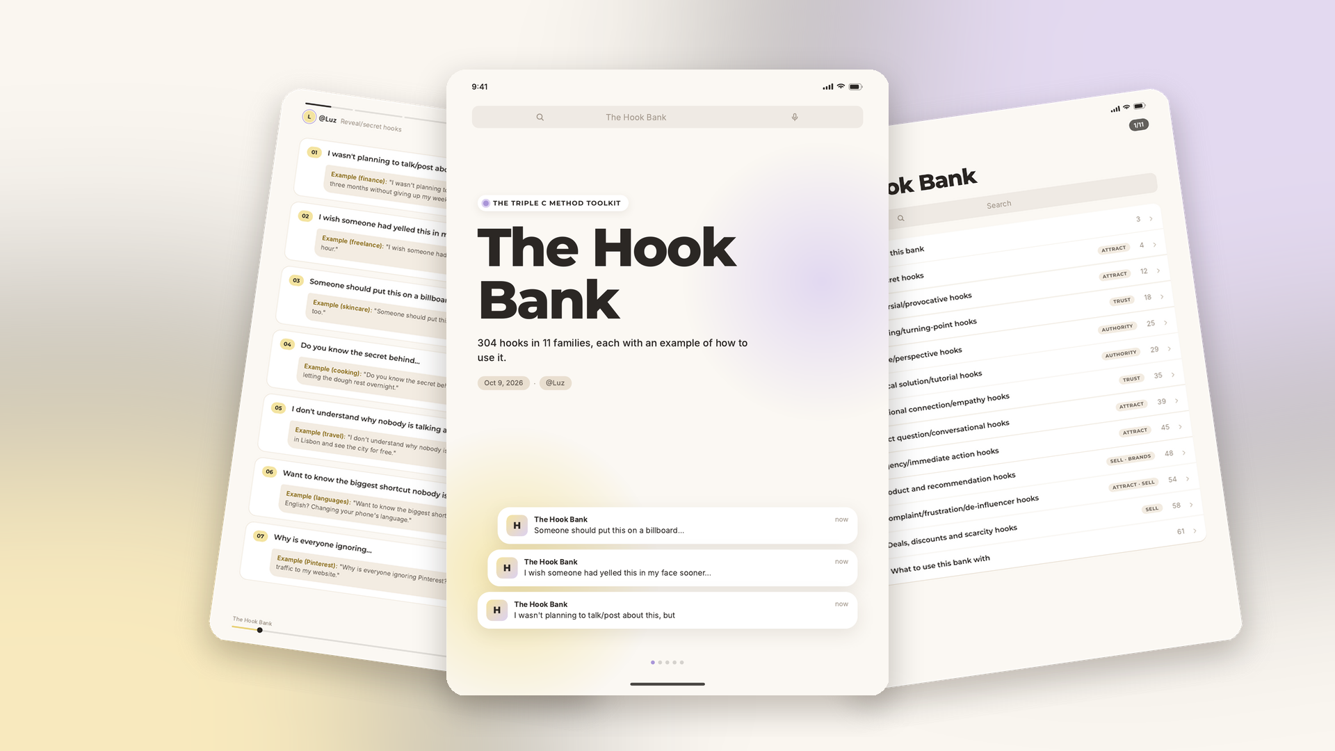 The Hook Bank - Triple C Method