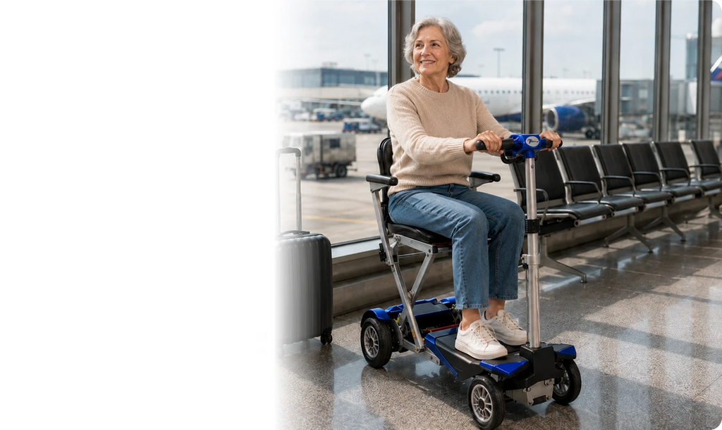 Enhance Mobility Transformer 2 automatic folding mobility scooter