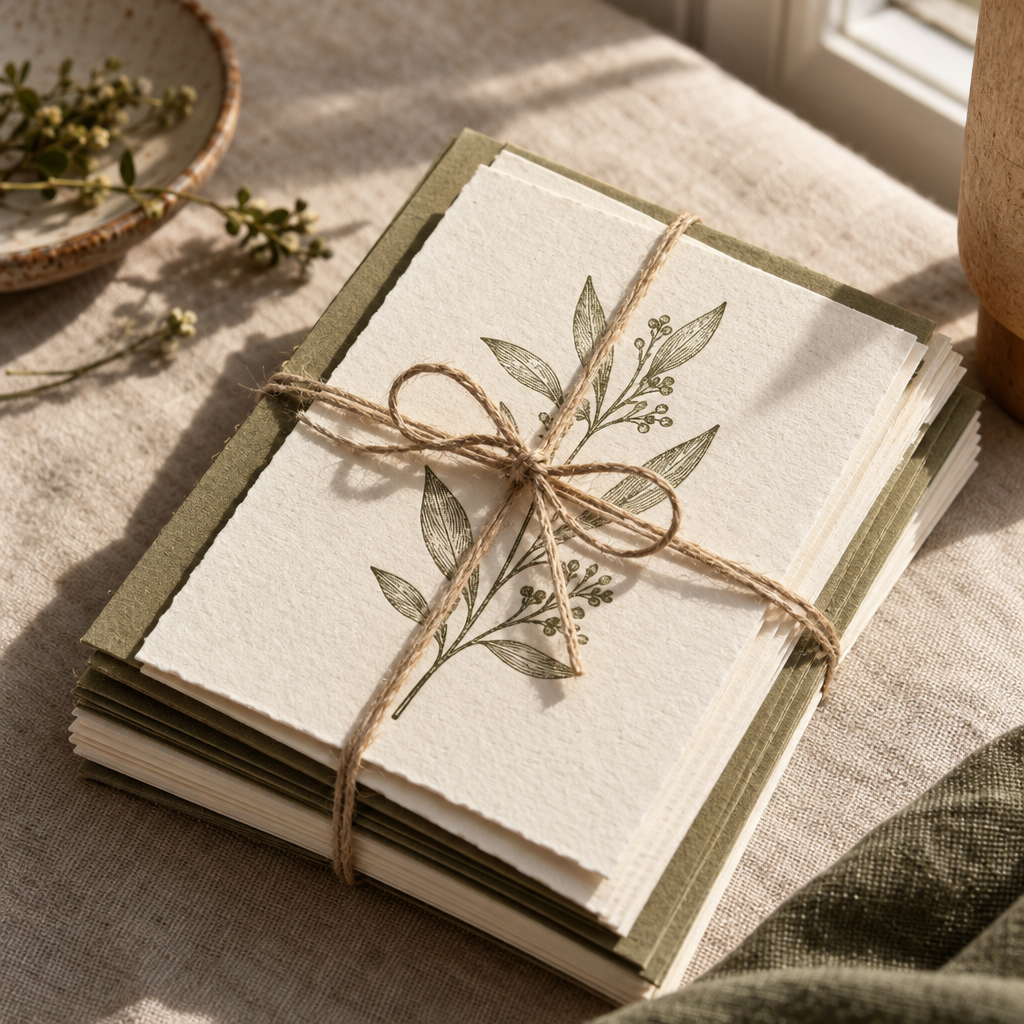 Botanical Letterpress Cards
