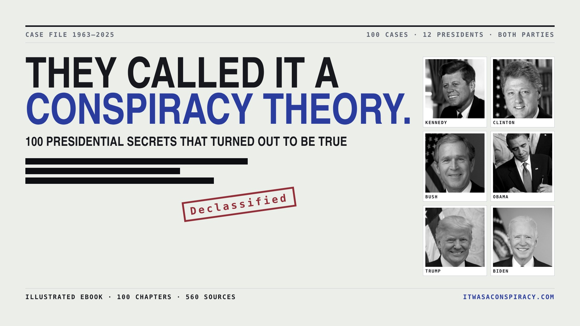 They Called It a Conspiracy Theory