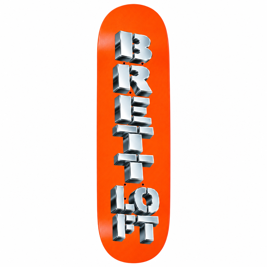 Chrome Logo Skateboard