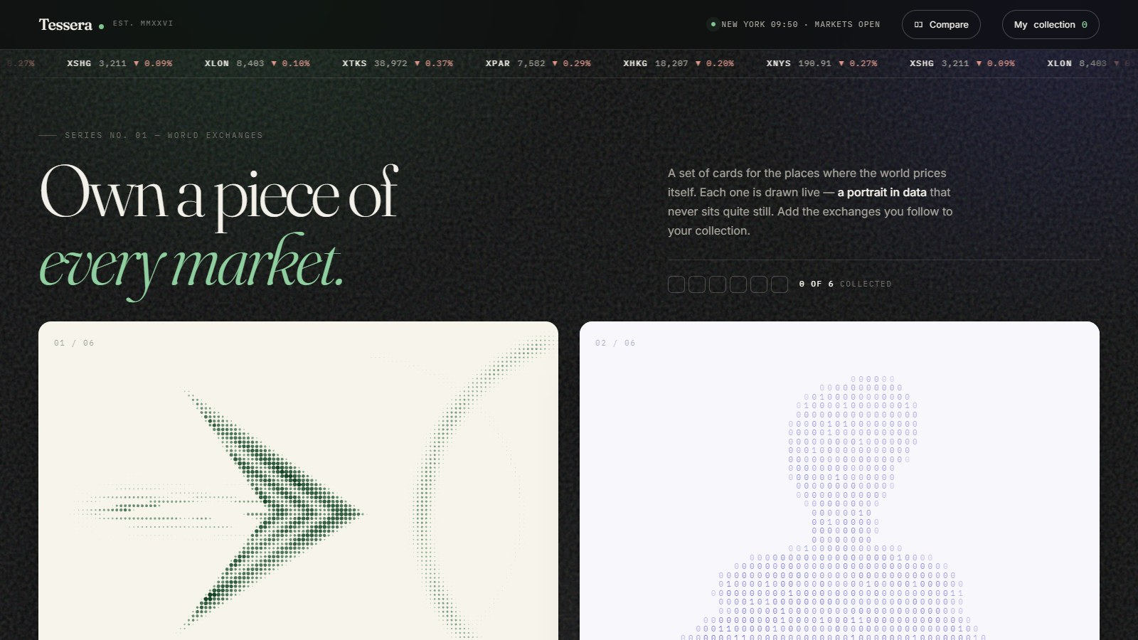 Tessera - Collectibles Store Template