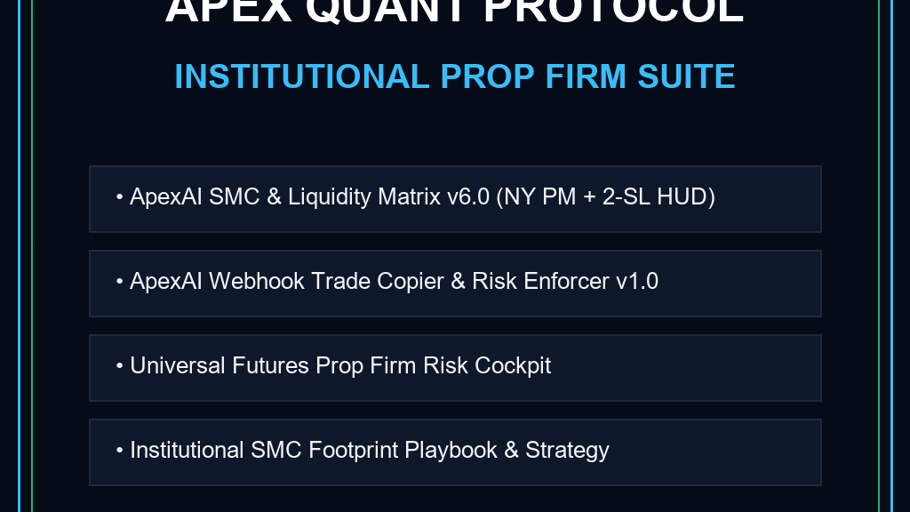 Apex Institutional Prop Firm All-In-One Lifetime Suite