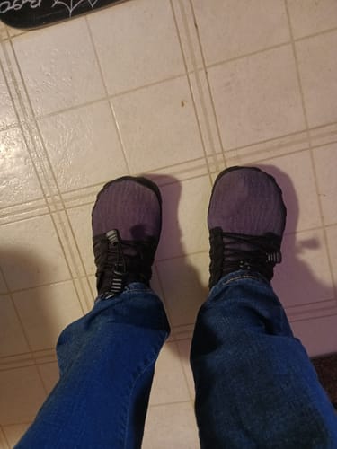 Customer photo review of UniGrip - Optimal Health & Traction Shoes (Unisex)