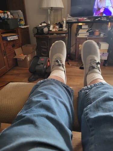 Customer photo review of Veloro - Optimal Health & Traction Shoes (Unisex)