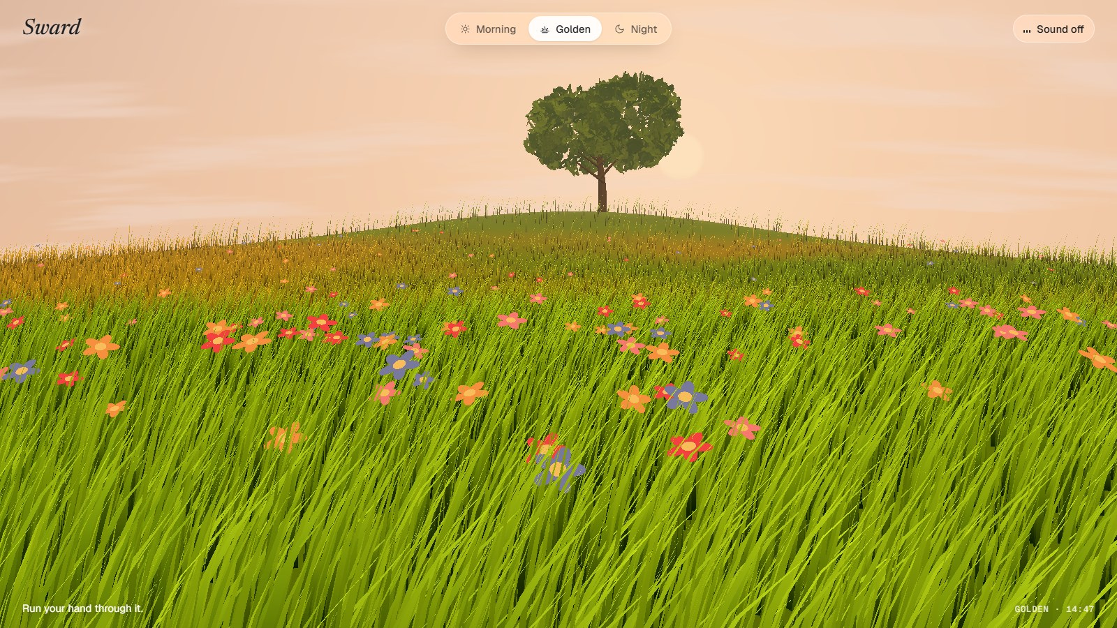 Sward - 3D Landing Page Template