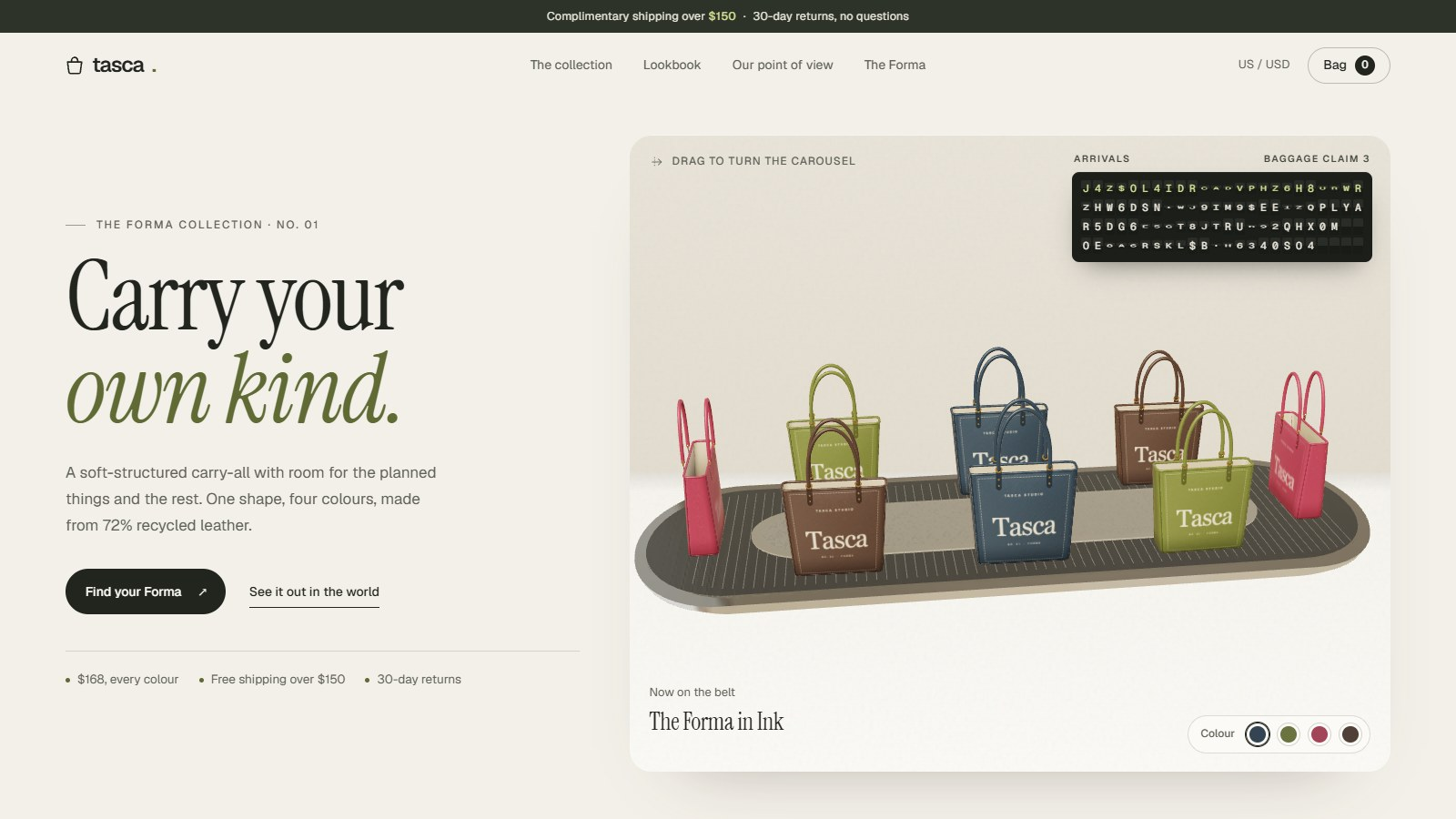 Tasca - Handbag Store Template