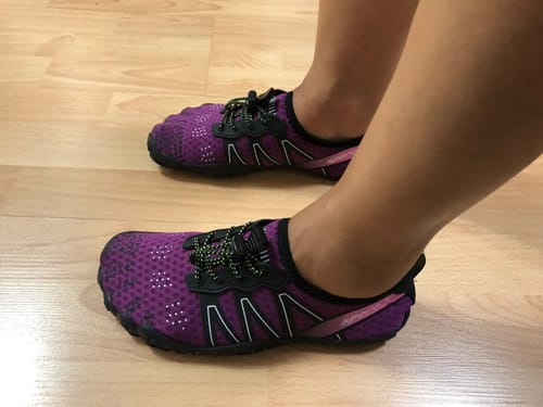 Customer photo review of Feel Pro - healthy & comfortable barefoot shoes