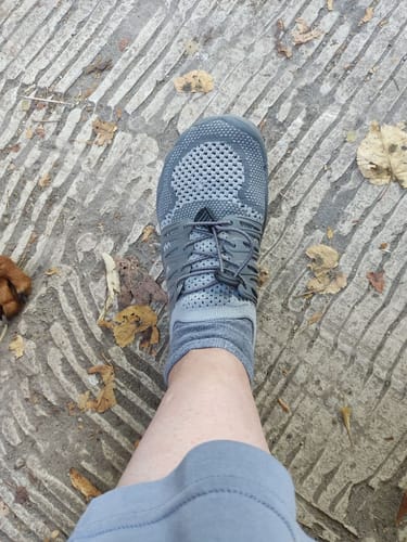 Customer photo review of CanyonTrek: Non-Slip All-Environment Barefoot Shoes