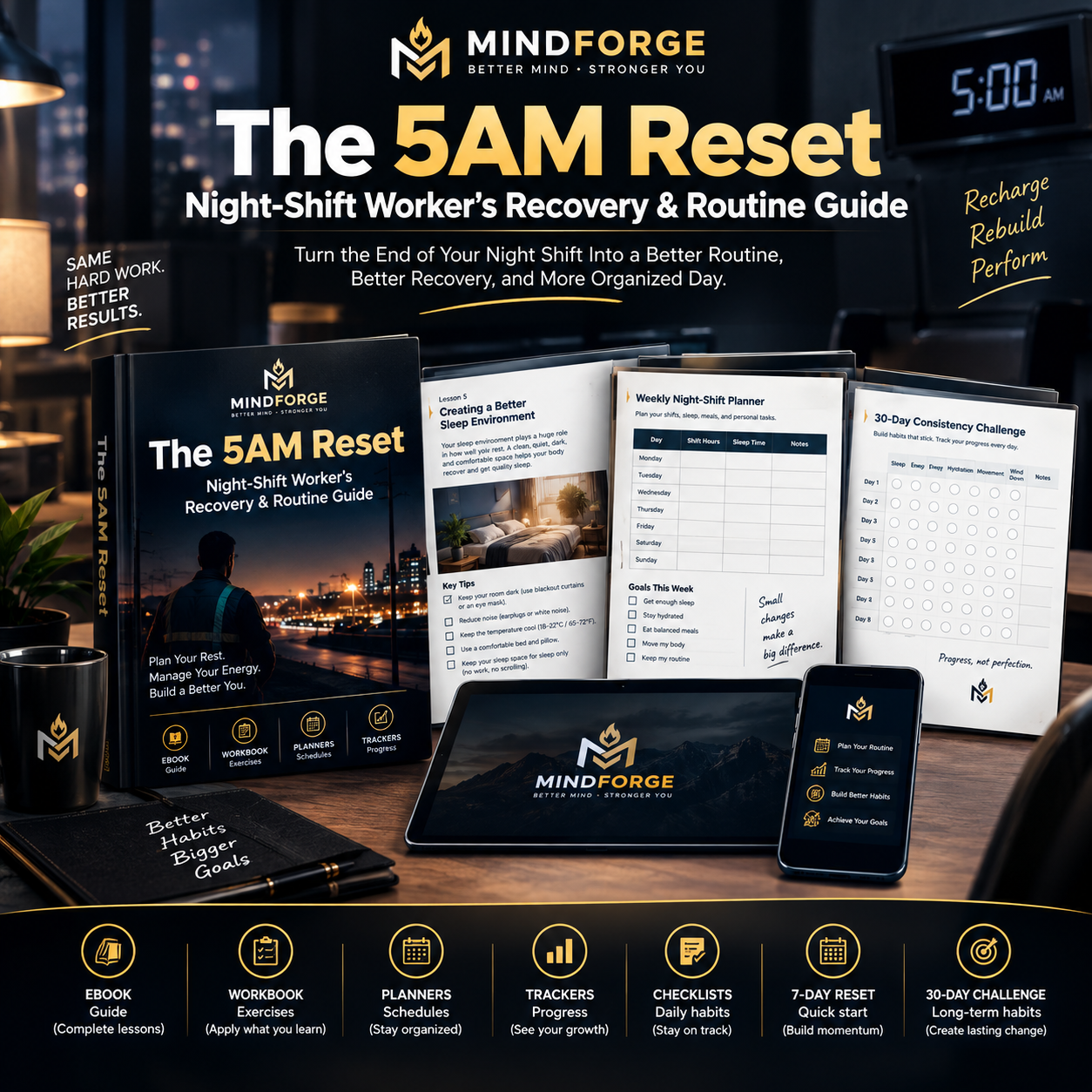 5AM Reset for Exhausted Night-Shift Workers