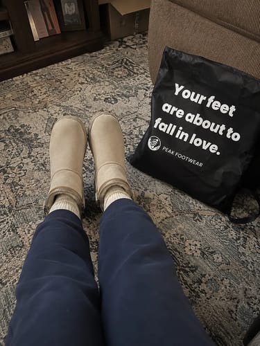 Customer photo review of Snug Boot - Non-slip & waterproof winter barefoot shoe (Unisex)