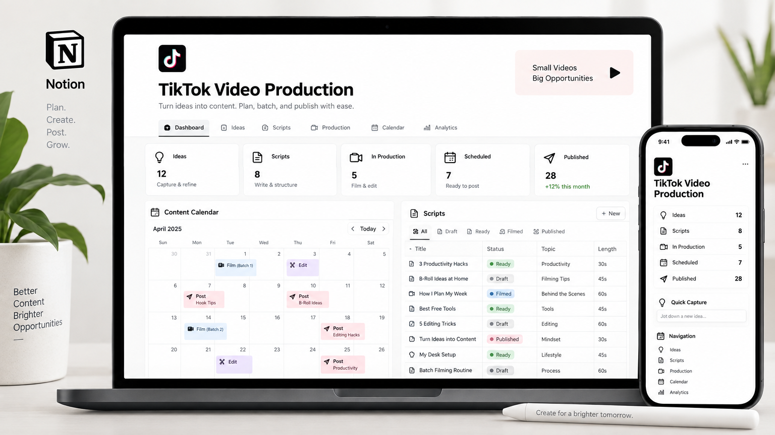 TikTok Creator Workflow Kit
