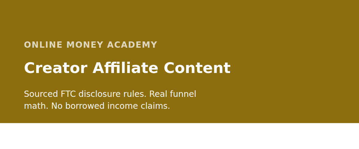 Creator Affiliate Content