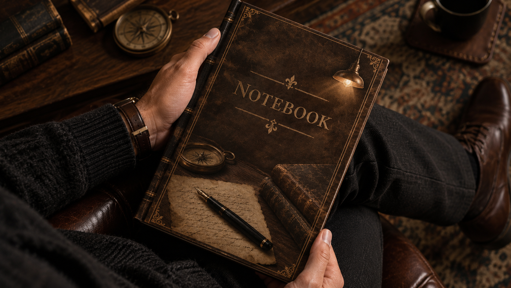 Vintage Heritage Notebook – 83 Printable Lined Pages