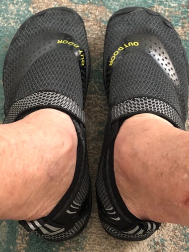 Customer photo review of Outdoor Master - slip-resistant & comfortable barefoot shoes